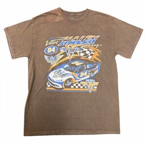 Van Halen Racing Graphic T-Shirt Size Medium Unisex Classic Rock Band Tee